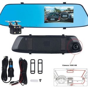 RETROVISOR CON DOBLE CAMARA FULL HD 1080P