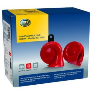 Pito Hella Color Rojo 12V