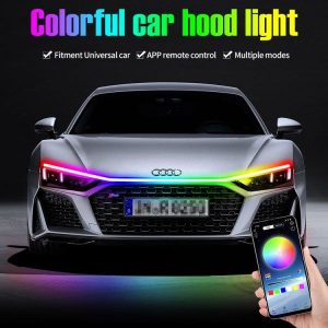 BARRA UNIVERSAL FLEXIBLE MULTICOLOR PARA TAPA DEL AUTO