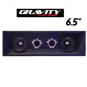 CAJA DE MEDIOS HEXAGONAL 6.5" GRAVITY CON PAR DE TWEETER