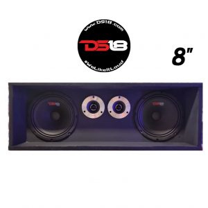 CAJA DE MEDIOS 8" DS18 CON PAR DE  TWEETER