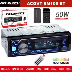 RADIO SENCILLO 1DIN GRAVITY /  ACVG-TM105 BT